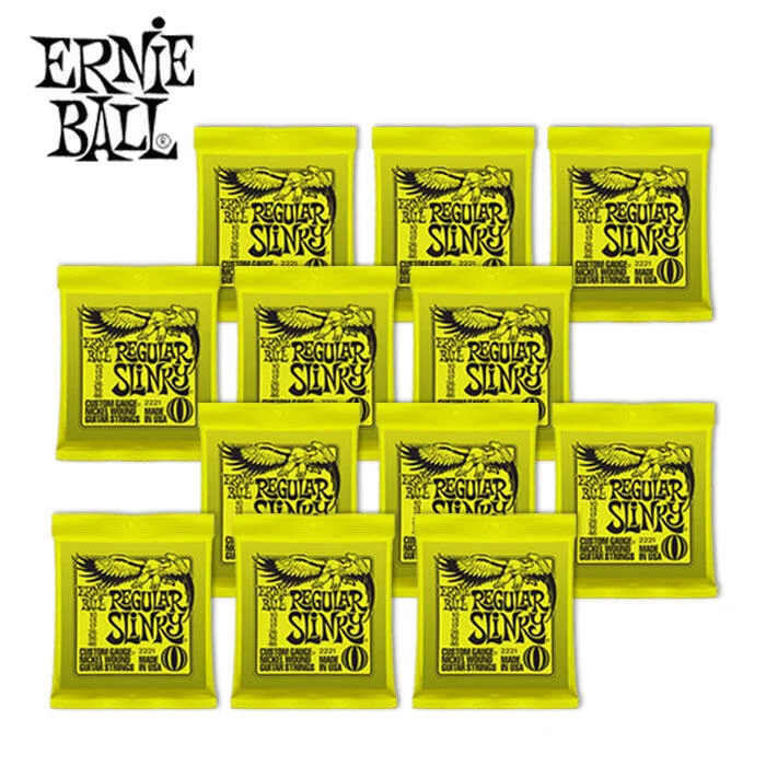 美國 ERNIE BALL 2221 電吉他弦10 46 綠鷹弦 鍍鎳纏繞 12包 盒裝優惠價 老鷹弦 民揚樂器